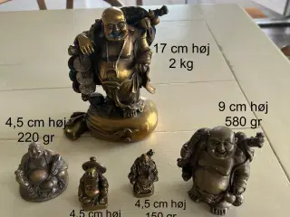 Buddha Messing 4 stk (store er solgt)