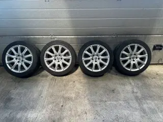 Brugte 17” alufælge med dæk