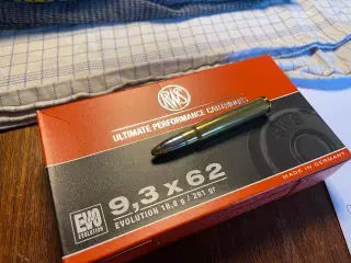 RWS Evolution jagtpatroner 9,3x62