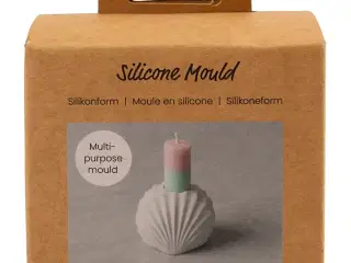 Silikoneform, Muslingelysestage, H: 5,5 cm, L: 6,8 cm, B: 5,5 cm, 1 stk.