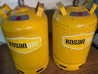 2 gasflasker 12 kg fyldte
