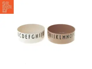 Bogstaver, små skåle fra Design Letters (str. Ø 11 cm)