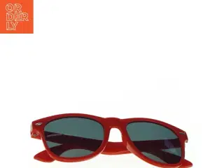 Røde solbriller (str. 14 x 5 cm)