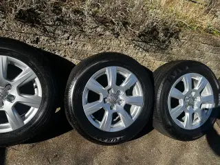 Audi Alufælge (originale) med dæk