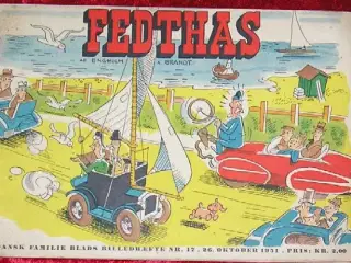 tegneseriehefte, Fedthas, 1951