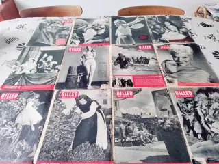 12 gamle billede blade fra 50erne 