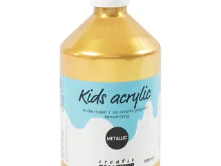 Akrylmaling Metallic Guld 500ml - Høj Kvalitet