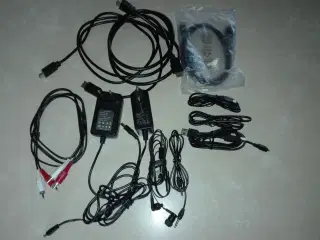 Kabler til mobil, computer, radio og bokse  