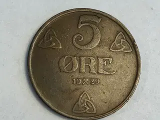 5 Øre 1929 Norge