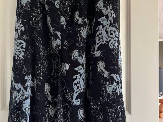 Brandtex top og nederdel str 48 blå 