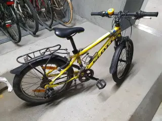 Scott Børnecykel 20", gul