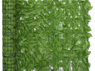 Altanafskærmning 500x100 cm grønne blade