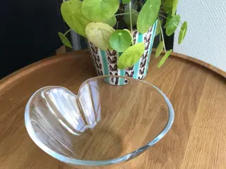 Holmegaard skål i klar glas
