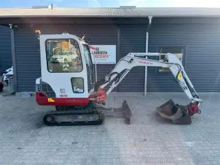 Takeuchi TB 219 Dobbel prop. Powertilt + 3skovle