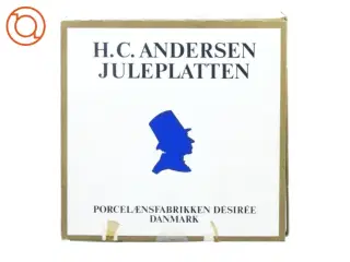 HC Andersen juleplatten fra Porcelænsfabrikken Desirée (str. 19 cm)