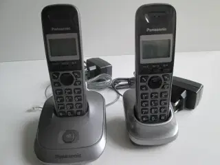 2 Panasonic trådløse fastnettelefoner