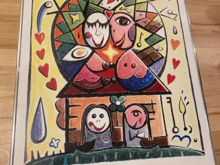 Plakat af Jes Nordby i alu ramme