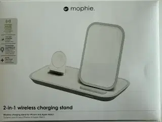 2-in-1 trådløs ladestation (iPhone/Apple Watch)