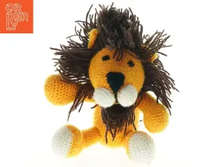Hæklet løvebamse (str. 25. x 13 cm)