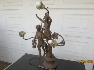 1 stk Art-Nouveau-lampe 1900