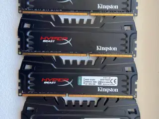 Kingston HyperX Beast DDR3 RAM – 32 GB kit (4x8GB)
