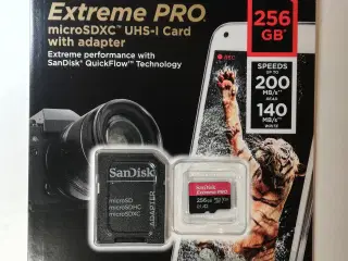 SanDisk Extreme PRO microSDXC UHS-I Card 256GB   