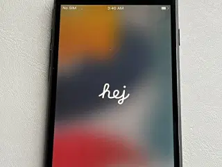 iPhone 7 – 128 GB – Sort – 86% batteri – God stand