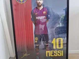 Messi plakat I ramme