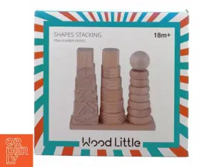 Bygge klodser fra Shapes Stacking Wood Little (str. 23 x 8 x 21 cm)