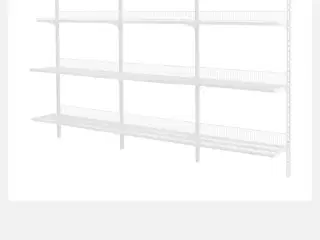 Vægophæng reol walk in closet Butiksreol 