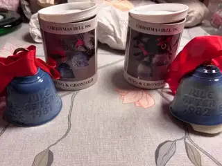 Bing & Grøndal juleklokker 1981 + 1982