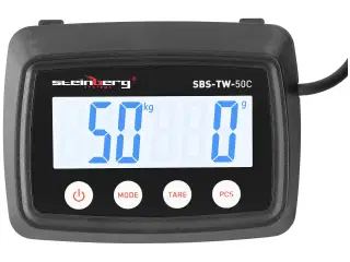 Digital brevvægt – 50 kg / 1 g – eksternt LCD
