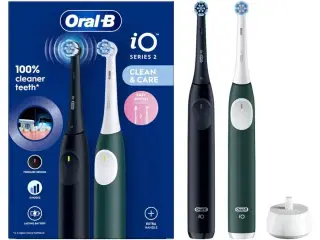 Elektrisk tandbørste Oral-B iO Series 2 Duo – Night Black/Forest Green