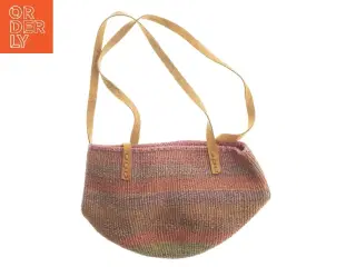 Håndlavet stribet taske (str. 25x38 cm)