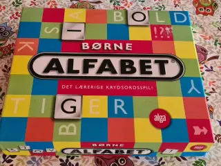 Børne alfabet spil sælges