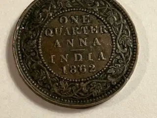 One Quarter Anna India 1862