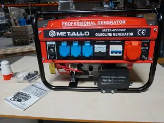 Metallo Meta 8500WE 4 Takt Benzin generator med elstart