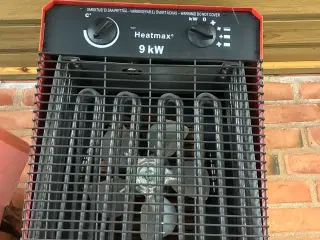9kW Varmeblæser 9 kW/400 V med termostat
