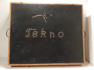 Tekno:Stor original kasse fra 1950´erne u. indhold