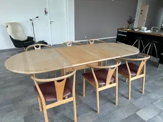 Skovby spisebord / Høffer stole