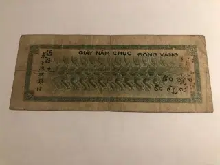 50 Piastres French Indochina 1945