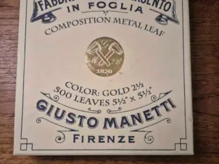 Imiterede bladguld - G. Manetti