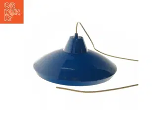 Blå pendellampe (str. Ø 34 cm)