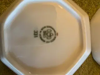 Måge m guld 9 cm skål 2.sort.
