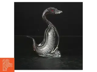 Glas Figur af fugl (str. 14 cm)