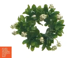 Miniature grønne kranse (str. Ø 3 cm. 2 styk)