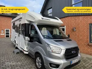 2021 - Benimar Tessoro 497   Næsten ny autocamper med Queens Bed fra Hinshøj Caravan