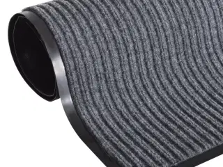 Dørmåtte PVC 90 x 150 cm grå