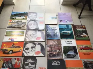 Toyota brochure gamle