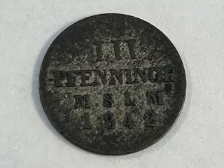 3 Pfennig 1842 Germany